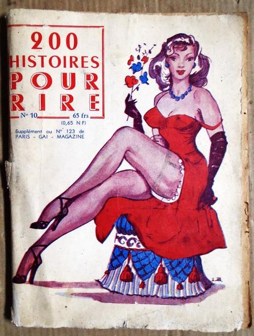 200 Histoires pour rire, n10 - 1959 - Gai-Magazine, Paris, Livres, Humour, Utilisé, Blagues, Enlèvement ou Envoi