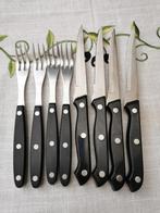 Bestekset 4 personen steak steakset Monogram., Ophalen of Verzenden, Zo goed als nieuw, Bestekset, Inox of Chroom