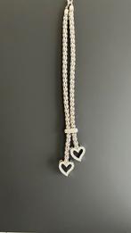 Ketting zilverkleur hartjes, Ophalen, Zo goed als nieuw