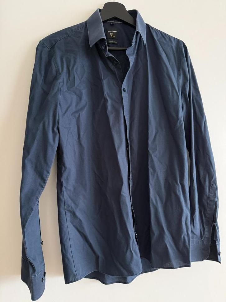 OLYMP No. Six super slim chemises, Kleding | Heren, Overhemden, Nieuw, Halswijdte 38 (S) of kleiner, Blauw, Ophalen
