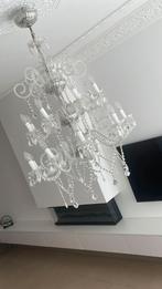 Kristallen luster, Huis en Inrichting, Lampen | Kroonluchters, Ophalen, Zo goed als nieuw