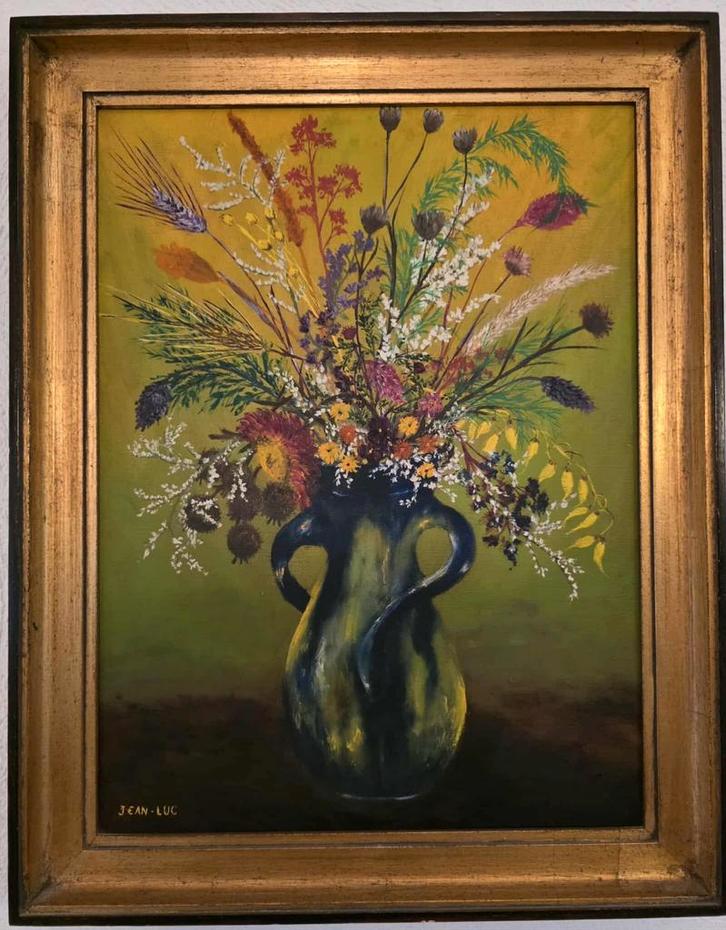 Set van 5 schilderijen "Jean-Luc", Antiek en Kunst, Kunst | Schilderijen | Klassiek, Ophalen of Verzenden