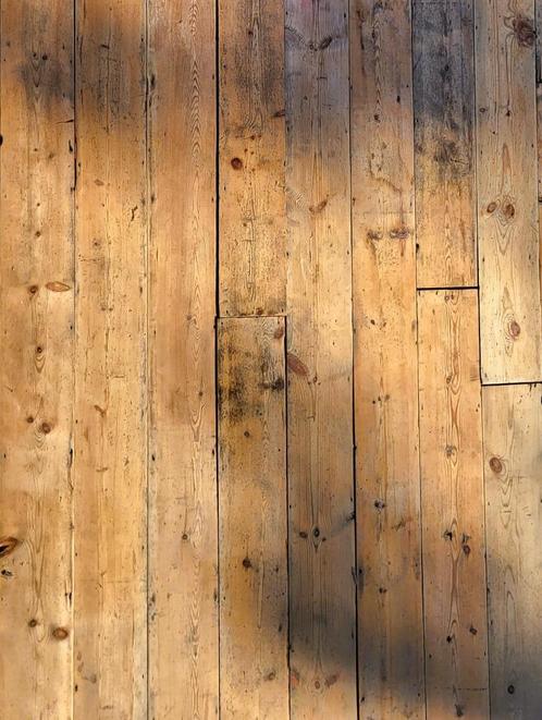 houten kerkvloer antiek, Doe-het-zelf en Bouw, Vloerdelen en Plavuizen, Gebruikt, Vloerdelen of -planken, Hout, 150 cm of meer