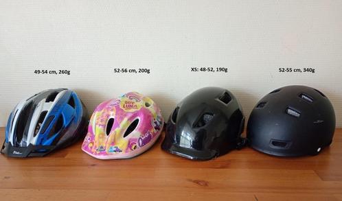 Kinderfietshelmen in goede staat, verschillende maten, Fietsen en Brommers, Fietsaccessoires | Fietshelmen, XS, Ophalen of Verzenden