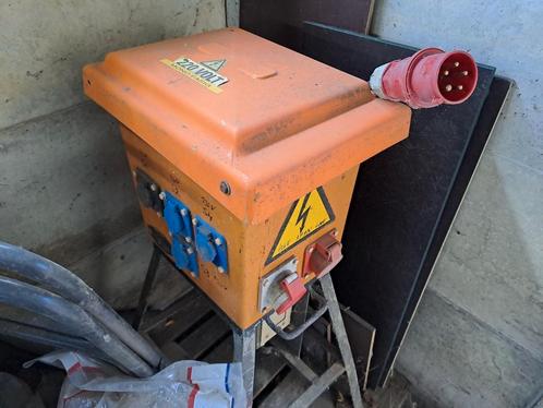 Werfkast,  220V en 400V 3f +N, Doe-het-zelf en Bouw, Elektriciteit en Kabels, Gebruikt, Ophalen