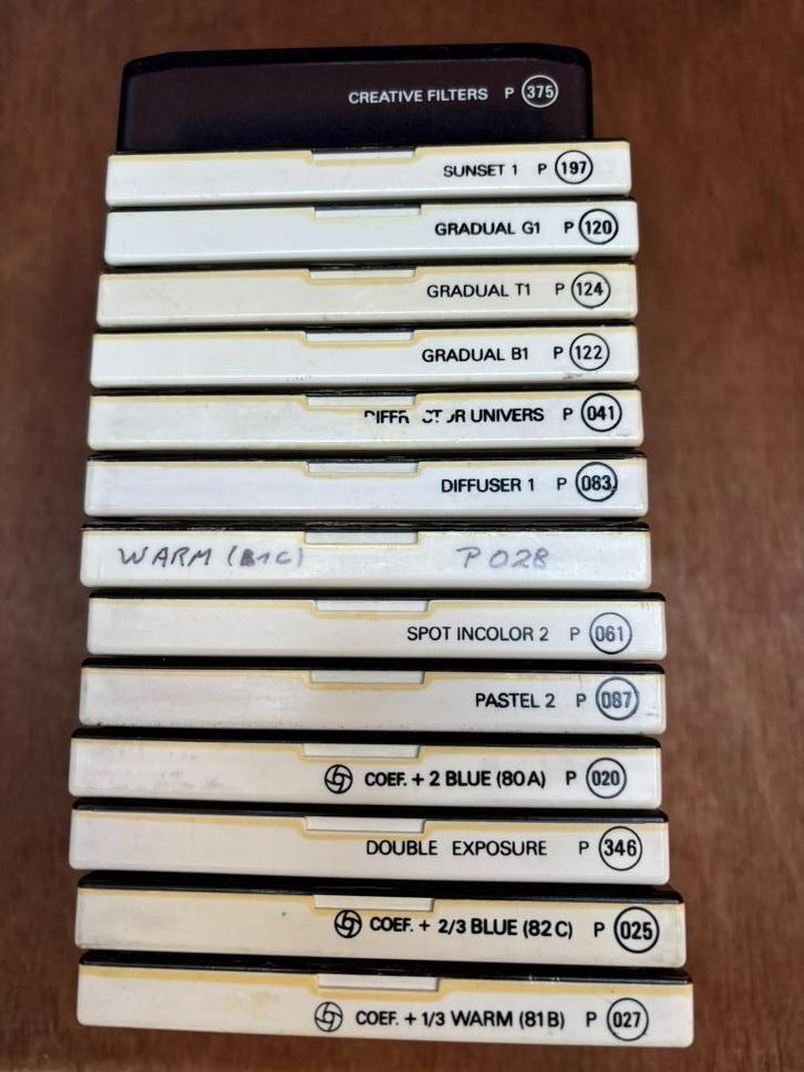 COKIN-filtercollectie, Audio, Tv en Foto, Foto | Filters, Zo goed als nieuw, 80 mm of meer, Cokin, Ophalen of Verzenden