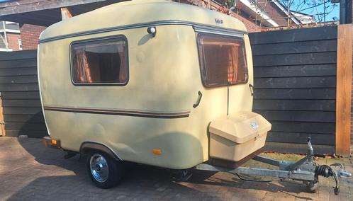 Mkp Smutti retro mini caravan, Caravans en Kamperen, Caravans, Particulier, Luifel, Ophalen