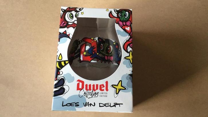 Duvelglas “ Loe Van Delft “ / limited collection, Verzamelen, Biermerken, Zo goed als nieuw, Duvel, Ophalen of Verzenden