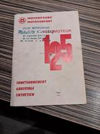 Motobecane lt 125 rare livre des entretien et utilisations