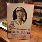 Cigarillos Queen Elisabeth gelithografeerd plaatwerk, Ophalen of Verzenden, Zo goed als nieuw, Verpakking