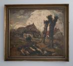 Peinture de paysage de Leo Spanoghe, Enlèvement
