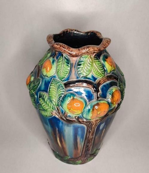 Grote art nouveau vaas Leo Maes, Antiek en Kunst, Antiek | Vazen, Ophalen of Verzenden