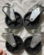NIEUW 360* zwenkwielen (4), met moeren, prijs: €6, Ophalen of Verzenden, Nieuw