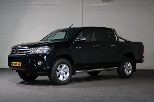 Toyota Hilux 2.4 D-4D 150pk Euro 6 Crew Cab Automaat Leer Na, Auto's, Toyota, Bedrijf, Hilux, 4x4, ABS, Airbags, Airconditioning