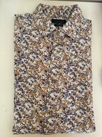 Gebloemd hemd, Zara, XL, slim fit, Kleding | Heren, Overhemden, Bruin, Ophalen of Verzenden, Zo goed als nieuw, Zara Man