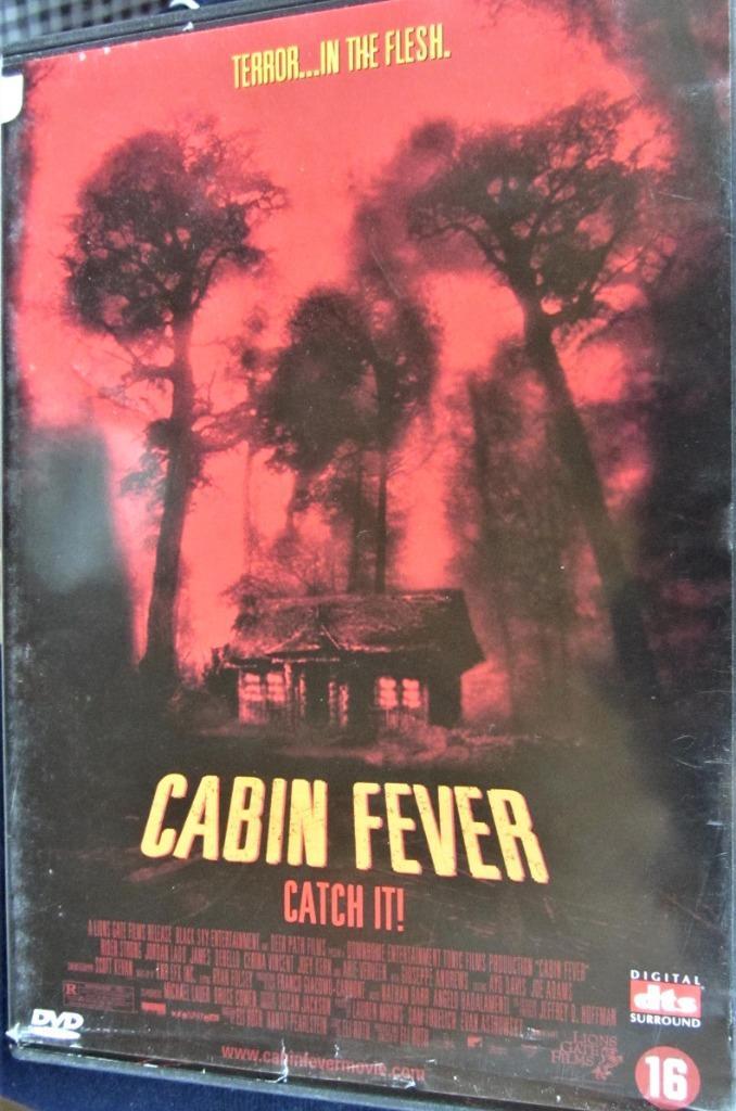 DVD HORROR- CABIN FEVER, Cd's en Dvd's, Dvd's | Horror, Zo goed als nieuw, Overige genres, Alle leeftijden, Ophalen of Verzenden