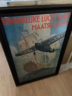 Affiche vintage de KLM - encadrée, Rectangulaire vertical, Avec cadre, A1 jusqu'à A3, Comme neuf