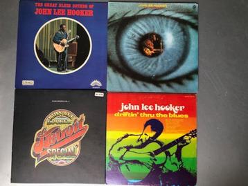 Vier lps (eéén dubbel album) van John Lee Hooker beschikbaar voor biedingen