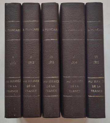 Poincaré Au service de la France Plon 1926 Militaria beschikbaar voor biedingen