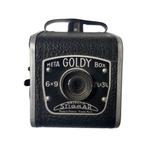 Camera Box Meta Goldy Box - L'Art de Capturer le Passé, Collections, Appareils photo, Enlèvement ou Envoi, 1940 à 1960