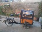 Bakfiets, 3 wielen, meedraaiende bak, Fietsen en Brommers, Ophalen, Huif