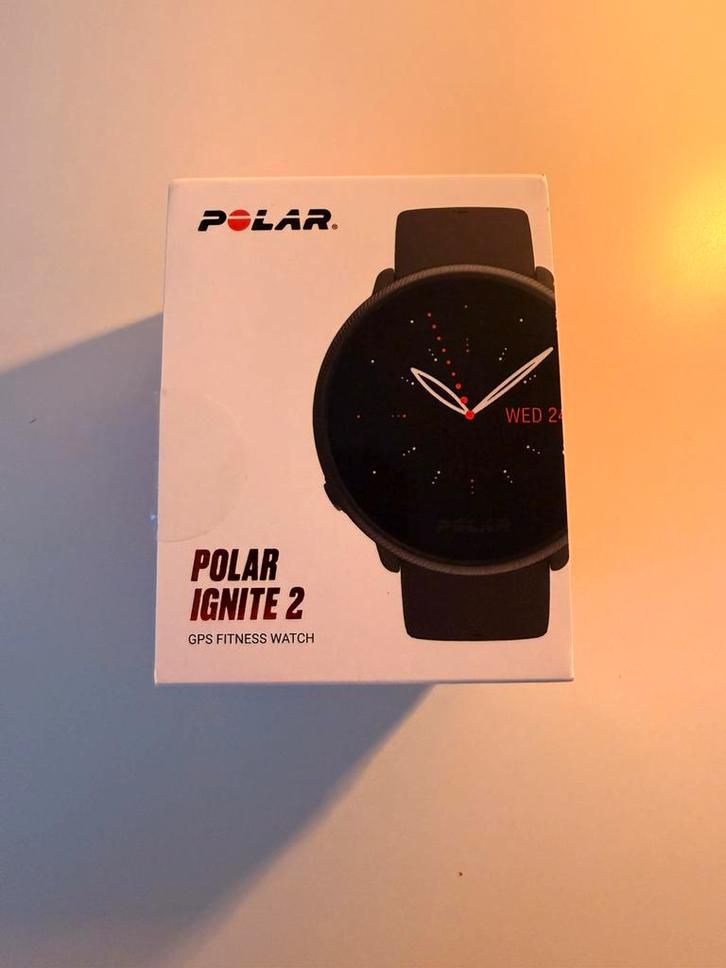 Polar Ignite 2, Handtassen en Accessoires, Smartwatches, Zo goed als nieuw, Zwart, Afstand, Conditie, GPS, Hartslag, Hoogte, Slaap