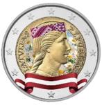 2 euro Letland koersmunt gekleurd, Ophalen of Verzenden, 2 euro