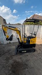 Minigraver 1-ton met extra graafbak, Zakelijke goederen, Ophalen, Graafmachine