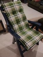 Set tuinstoelen met kussens, Ophalen, Gebruikt