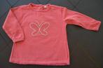 T-shirt lange mouw met vlinder donker roze maat 74, Kinderen en Baby's, Babykleding | Maat 74, Meisje, Shirtje of Longsleeve, Ophalen of Verzenden