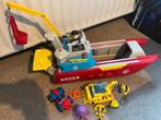 Bateau Paw Patrol + camion de pompiers (sons), Enfants & Bébés, Enlèvement, Comme neuf