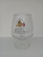 Antieke ABBEY DE LEFFE staand glas met kokarde en een l, Glas of Glazen, Ophalen of Verzenden, Leffe, Zo goed als nieuw