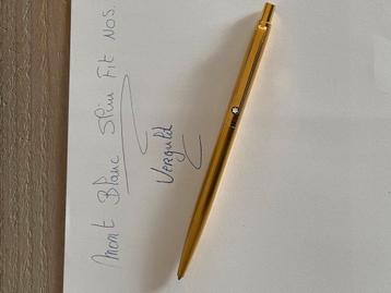 Mont Blanc Slimline pen  goud verguld. beschikbaar voor biedingen