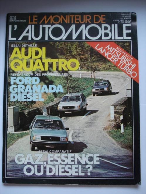 Le Moniteur de l'Automobile 719, Livres, Autos | Brochures & Magazines, Utilisé, Général, Envoi