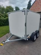 Te huur - Gesloten aanhangwagen dubbelasser 750kg mtm, Bedrijf, Te koop, Fiat