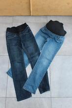 2 jeans de grossesse (taille 40), Blauw, Zo goed als nieuw, C&A, Broek of Spijkerbroek