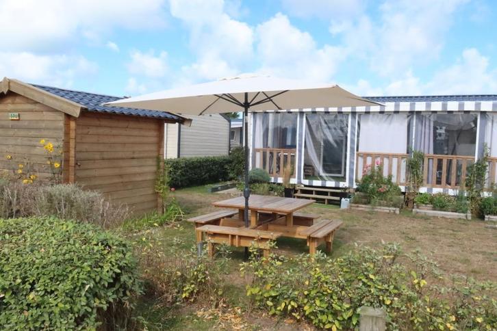 Stacaravan Rideau SANTA-FE op een PARADIS-camping in BERCK, Caravans en Kamperen, Stacaravans, meer dan 6, Ophalen