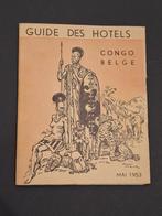 Guide officiel des hôtels au Congo belge 1953, Livres, Guides touristiques, Overig, Autres marques, Guide des hôtels ou restaurants