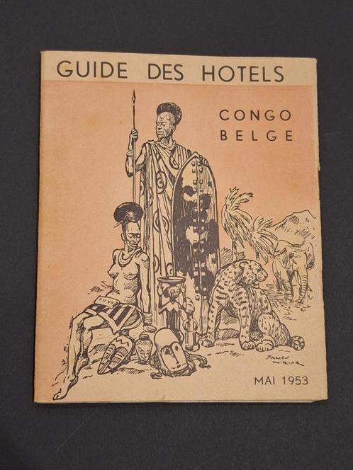 Guide officiel des hôtels au Congo belge 1953, Livres, Guides touristiques, Utilisé, Guide des hôtels ou restaurants, Afrique