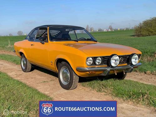 Opel Manta A Coupe 1971 | Route 66 Auctions, Auto's, Oldtimers, Bedrijf, Te koop, Opel, Benzine, Coupé, 2 deurs, Handgeschakeld