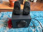 Logitech speaker system Z623, Audio, Tv en Foto, Luidsprekerboxen, Overige merken, Gebruikt, Ophalen of Verzenden, Complete surroundset