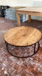 Salontafel van mangohout – Ø 100 cm, Huis en Inrichting, Ophalen, Zo goed als nieuw