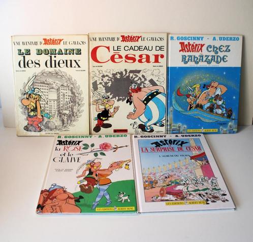 5x Astérix Franstalig(Hardcover 4X1ste druk), Boeken, Stripverhalen, Gelezen, Meerdere stripboeken, Ophalen of Verzenden