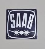 Nieuw Saab emaille bord, bordje, Verzamelen, Ophalen of Verzenden, Nieuw, Reclamebord