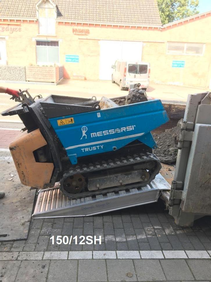 Alu. oprijplaten 1250 x 500 cap 7500 kg / paar type 150/12sh, Zakelijke goederen, Machines en Bouw | Heftrucks en Intern transport