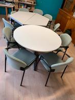 10 Comfortabele brede stoelen, Huis en Inrichting, Stoelen, Ophalen, Gebruikt, Overige kleuren, Stof