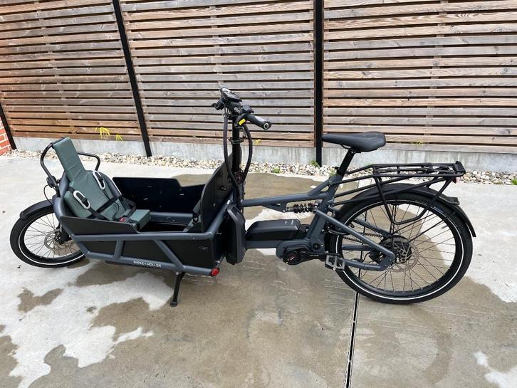 Riese & Müller Load 75 Vario, Fietsen en Brommers, Fietsen | Bakfietsen, Gebruikt, Overige merken, 3 kinderen, Elektrisch, Huif