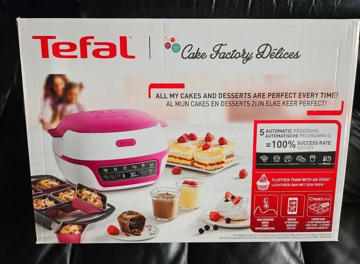Tefal Cake Factory Délices KD810112 – Neuf, jamais utilisé, Elektronische apparatuur, IJsmachines, Nieuw, Ophalen of Verzenden