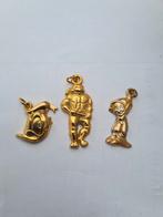 Vintage 3 fèves Disney Donald, Simplet et tortue Ninja, Collections, Enlèvement, Utilisé