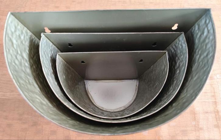 Lot de 3 cache-pots muraux pour intérieur, extérieur Neufs, Huis en Inrichting, Woonaccessoires | Kunstplanten en Kunstbloemen